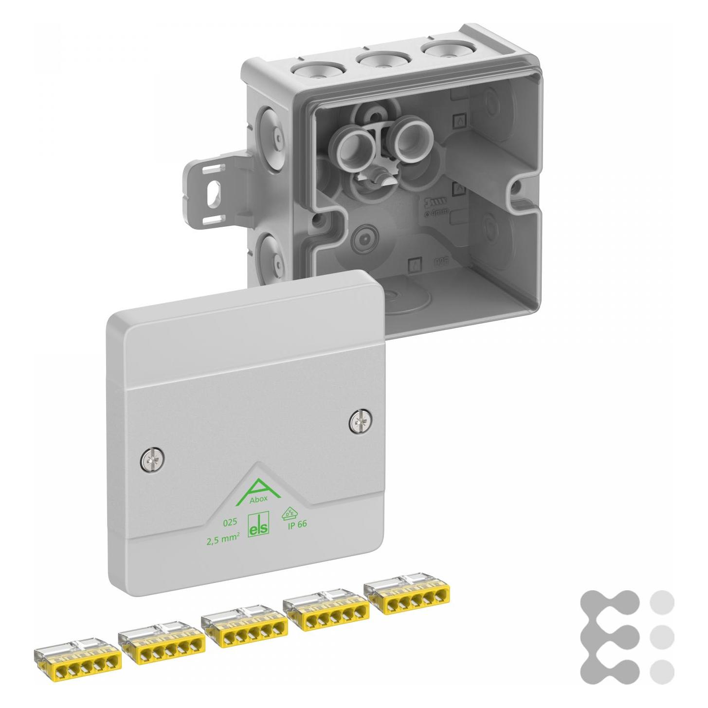 Spelsberg Abzweigkasten Abox 025 AB-2,5² Schutzart IP66 max 80242101 (80242101)