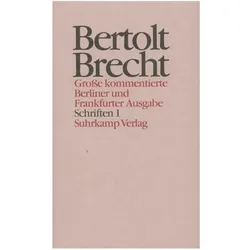 Brecht:Werke. Grosse kommentierte Ber.21, Belletristik von Bertolt Brecht