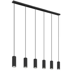 Hängeleuchte ROBBY (LBH 115x6x120 cm) - schwarz - LBH 115x6x120 cm