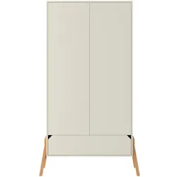 BABYKLEIDERSCHRANK 2 Türen Lotta Kaschmir