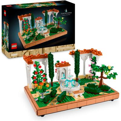 Konstruktionsspielsteine LEGO "Springbrunnengarten (10359), LEGO Icons", bunt, Spielbausteine, Kinder, Kunststoff, Made in Europe
