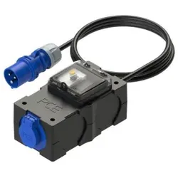 PCE 9439125 CEE-Caravan Adapter 16A 3p 6h mit FI Schutzschalter 30mA, St. Anton IP44