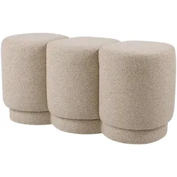 Bank   ¦ beige ¦ Maße (cm): B: 94 H: 42 T: 37.5