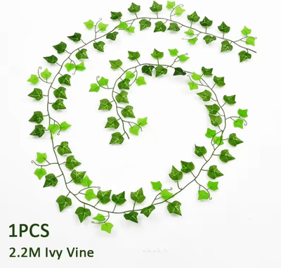 Inspire Curations Lush Artificial Ivy Garland Realistic Hanging Green Vine Decor ivy 36pcs