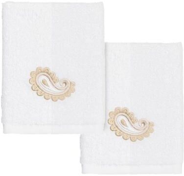 Authentic Hotel and Spa Turkish Cotton Mackenzie 2PC Washcloth Set