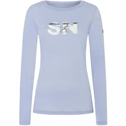 Super Natural, Damen, Funktionsshirt, Cross Country Logo (S), Blau