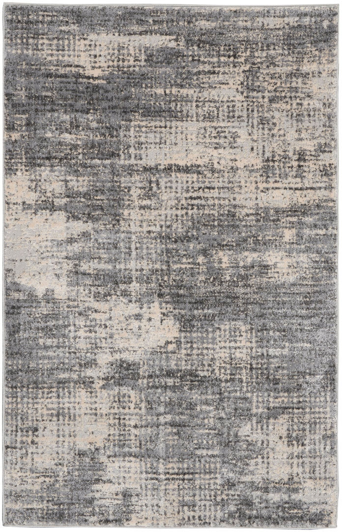 Calvin Klein Rush Area Rug Black/White Rectangle 97 x 152cm