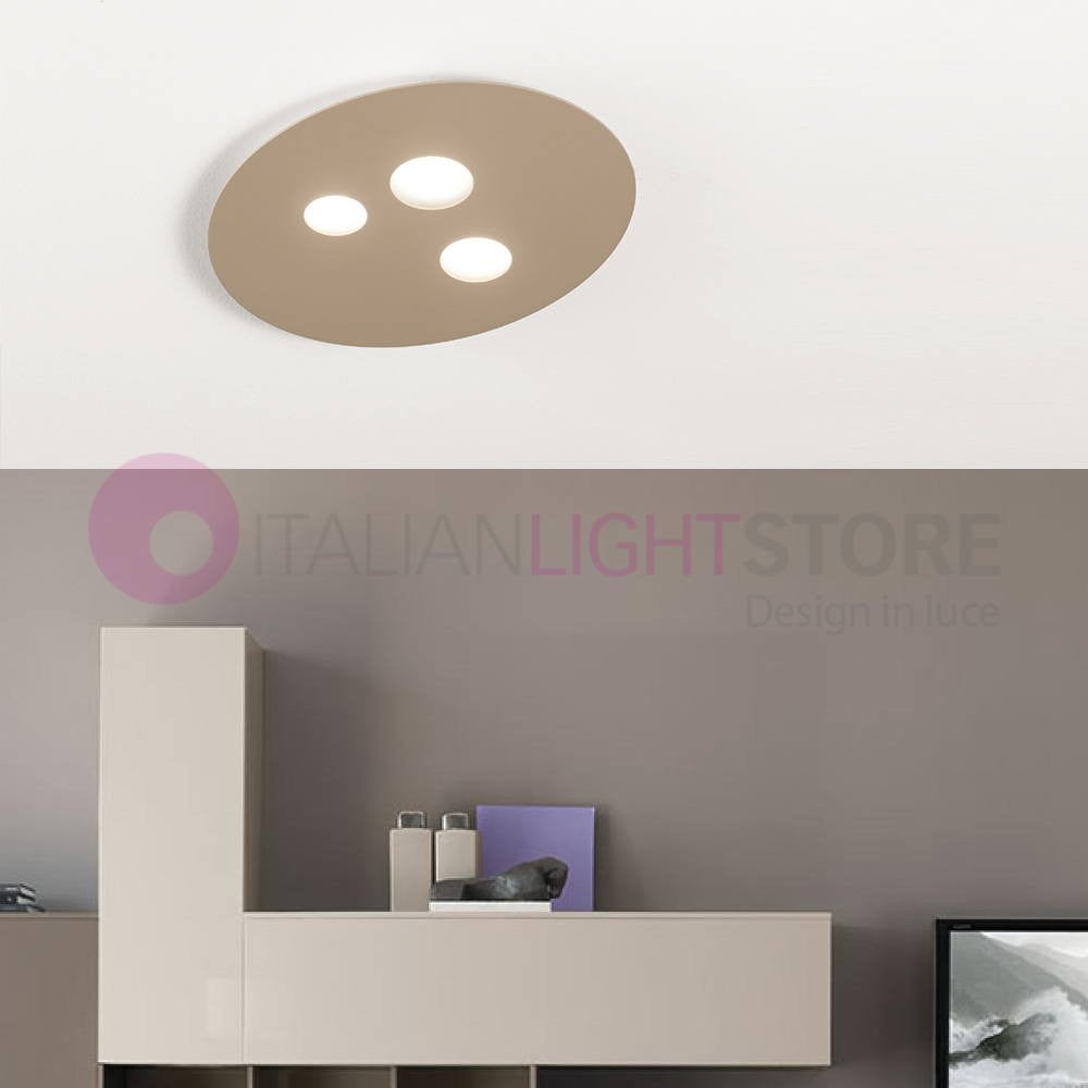 Luna Plafoniera A Soffitto Moderna 40x47 Cm