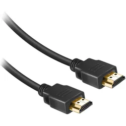 Ekon HDMI (Typ A) — HDMI (Typ A) (1.80 m), Videokabel, Schwarz