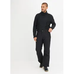 bonprix Wasserdichte Thermo-Funktionshose mit Hosenträgern, schwarz, Gr.56, Ski-Funktions-Thermohose mit abnehmbarem Latz
