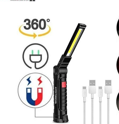 The Cart Load Magnetic Base LED COB Work Light, Rechargeable Mechanic Flashlight, Bright Lamp For Automotive, Workshop, And Outdoor small