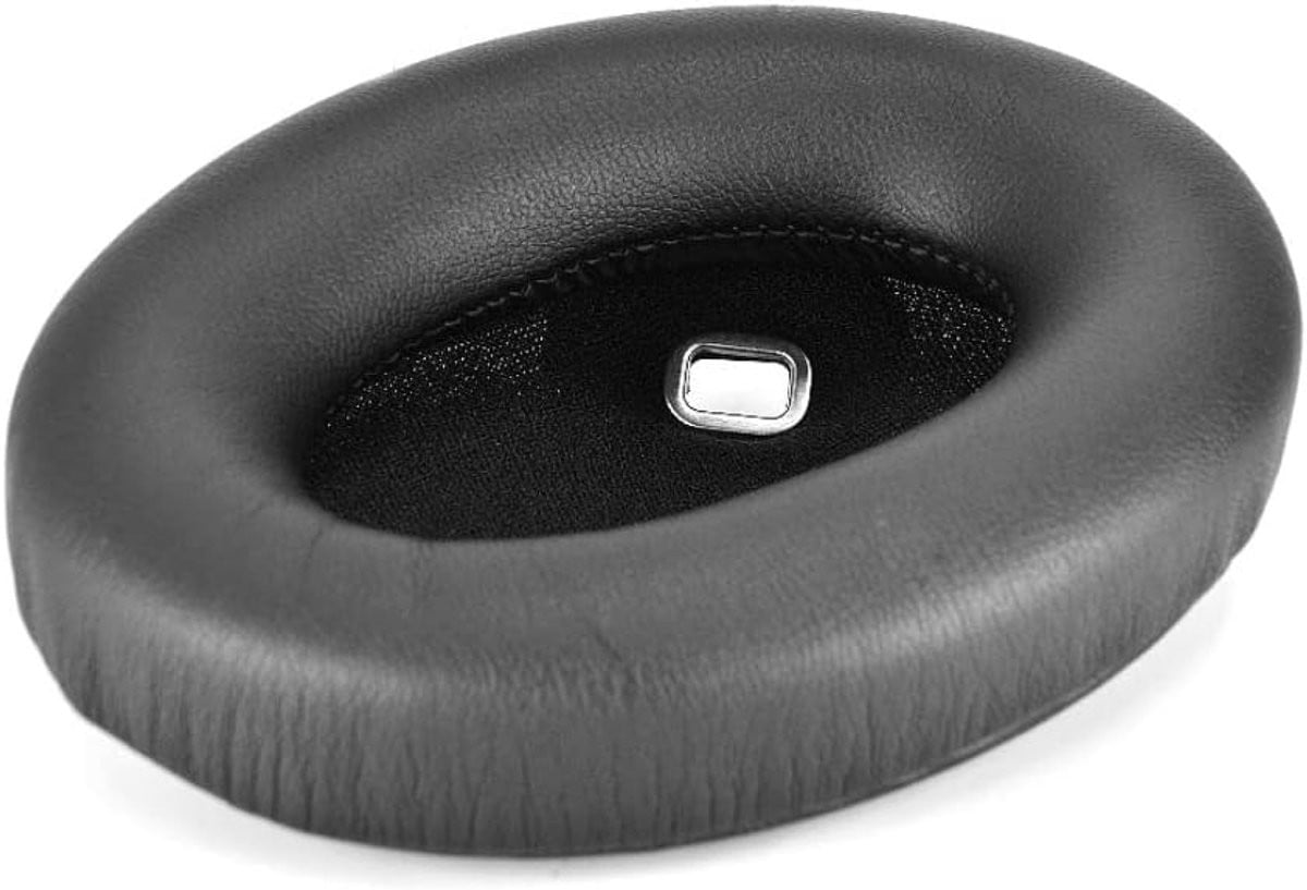 Vervangende oorkussens voor Sony WH-1000XM4 hoofdtelefoon, zwart eiwitleer met schuim, 1 paar