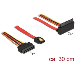 DELOCK 85515 - SATA 7 Pin Buchse + SATA 15 Pin Stecker > SATA 22 Pin Buchse 30