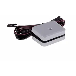 LED-Glasbodenbeleuchtung 3D Clip alufarben kaltweiss