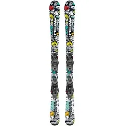 HEAD Kinder All-Mountain Ski Monster Easy + JRS 4.5 GW CA, Größe 107 in Grau Grau