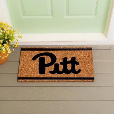 Evergreen University of Pittsburgh Monochrome Indoor/Outdoor Coir Door Mat