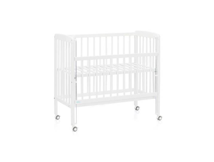 Fillikid Beistellbett Nino, Weiß, Holz, Buche, 94x69x85 cm, Handmade in Europe, Babymöbel, Babybetten, Beistellbetten