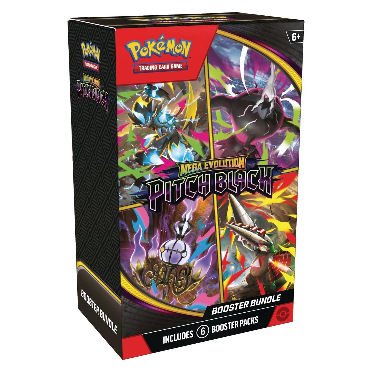 Pokémon Pokémon-Sammelkartenspiel: Mega-Entwicklung - ME05: Pitch Black - Booster-Bundle (Englisch, Booster Pack) (196214157484)