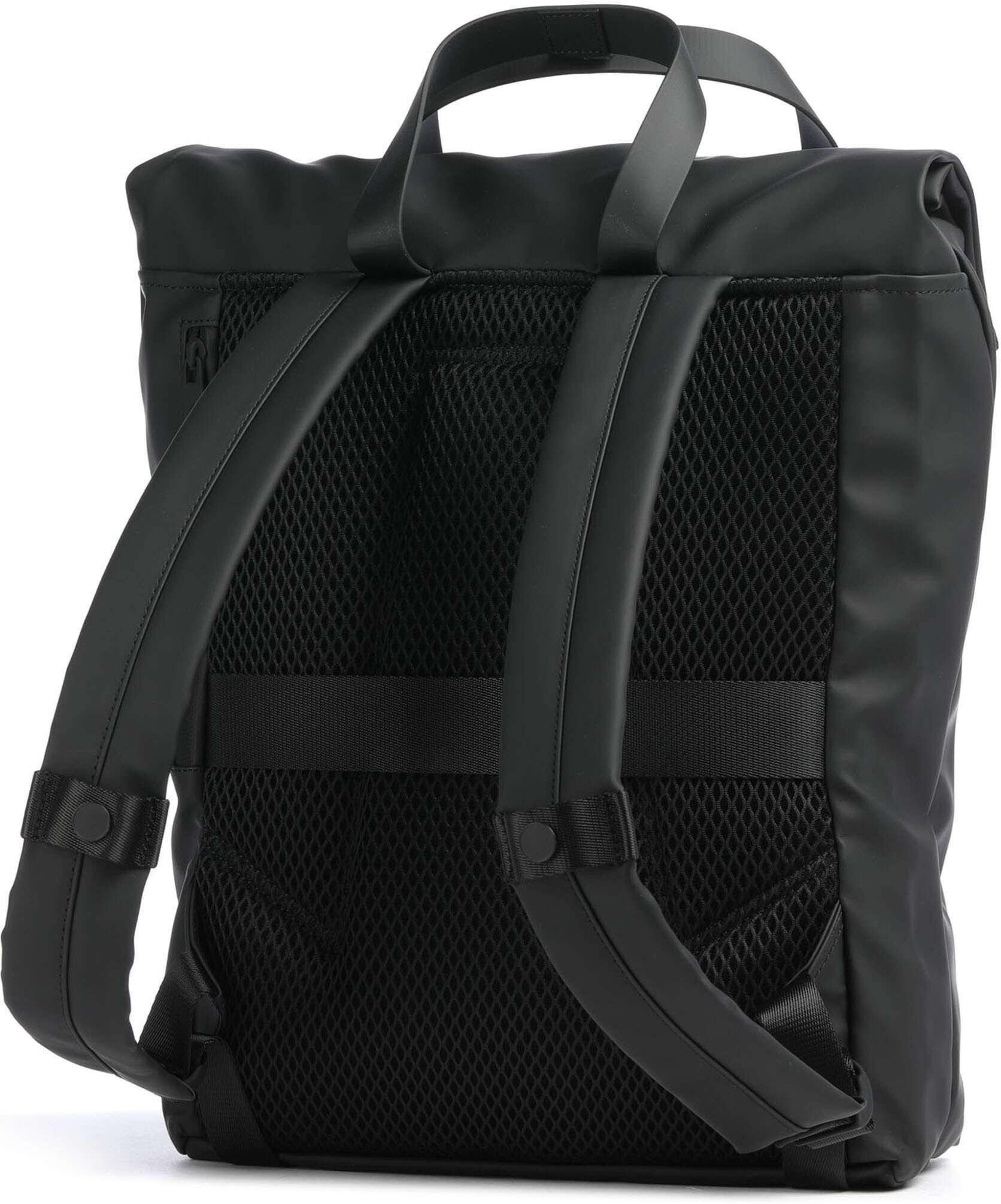 Rains 2 Way Rucksack-Tasche, schwarz