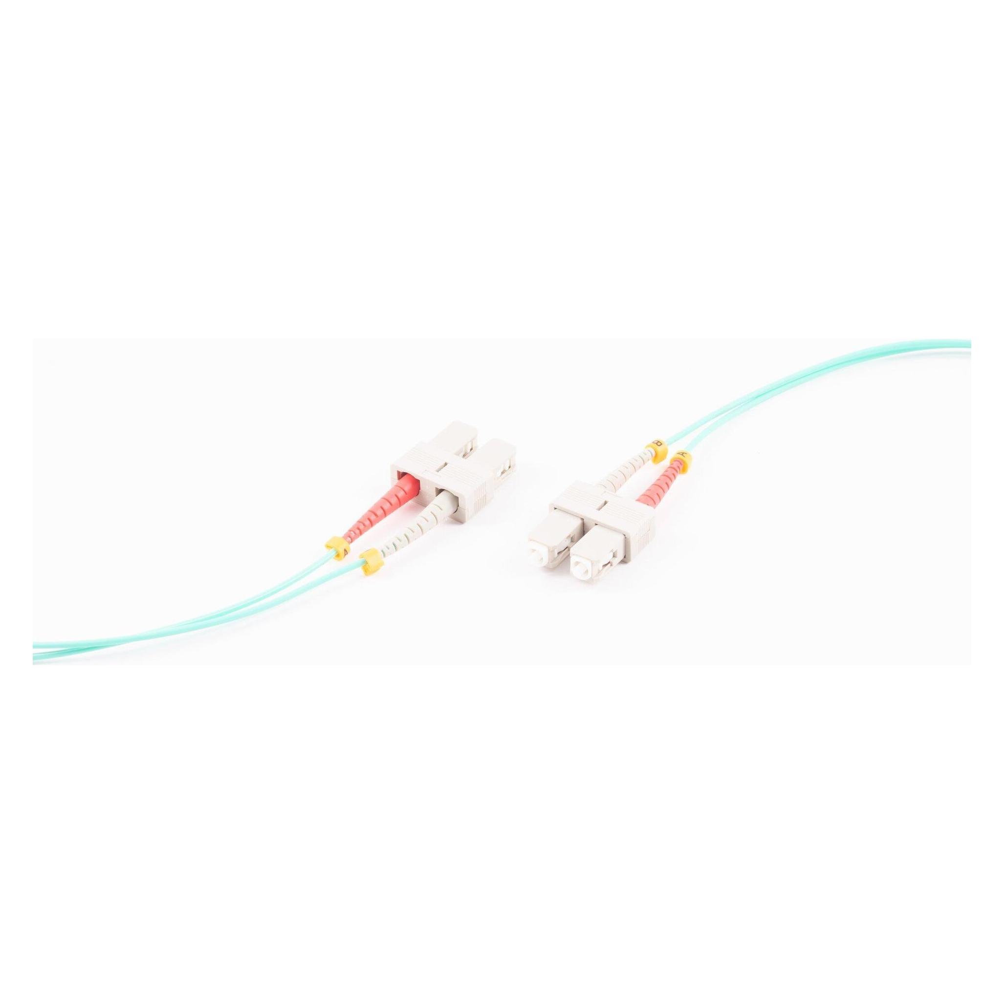 Shiverpeaks BS77922/3 Glasfaserkabel 2 m SC OM3 Aqua-Farbe (2 m) (BS77922/3)