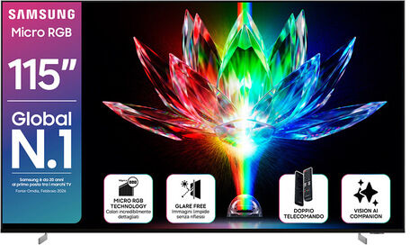 Samsung MRE115MR95FXZT TV 2,92 m (115'') 4K Ultra HD Smart TV Wi-Fi Argento