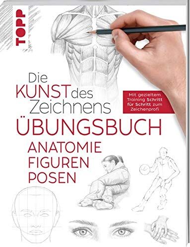 frechverlag - Die Kunst des Zeichnens - Anatomie Figuren Posen Übungsbuch: Mit gezieltem Training Schritt für Schritt erklärt - Preis vom 30.09.2026 22:30:23 h