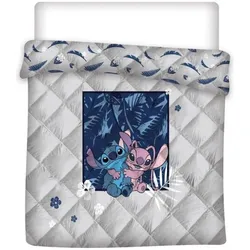 Aymax LILO & STITCH - Angel & Stitch - Couverture en Quilt 240x220cm, Weiteres Gaming Zubehör, Mehrfarbig