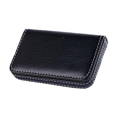 PU Leather Business Card Holder With Magnetic Closure Sleek Wallet Case For Professional Networking PU Leather Business Card Holder With Magnetic Closure Sleek Wallet Case For Professional Networking