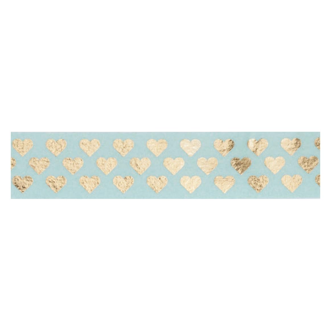 Magni folia DekoKlebeband WashiTape Hotfoil Gold Herzchen 26118 (33648907)