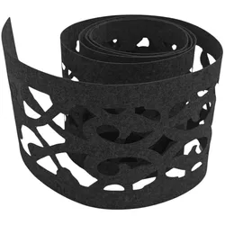 zaun|zu® Sichtschutzstreifen Design Vlies Dekor Orient Einzelstreifen Schwarzgrau 2,55m