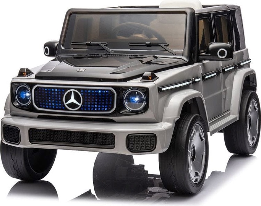 Kinder Elektroauto Mercedes Benz EQG Zwei Motoren + 12 V Akku + LED + Audio