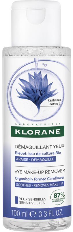 Klorane Cornflower gentle eye makeup remover for sensitive eyes 100 ml