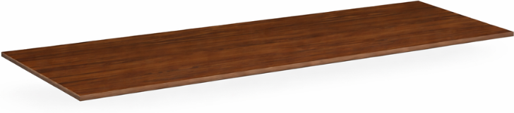 B2B Partner Tischplatte 2000 x 800 x 18 mm, Nussbaum
