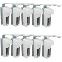 BodyProducts 10 Seifenspender für 500 ml Flaschen - langer Armhebel - weiß - Desinfektionsmittelspender
