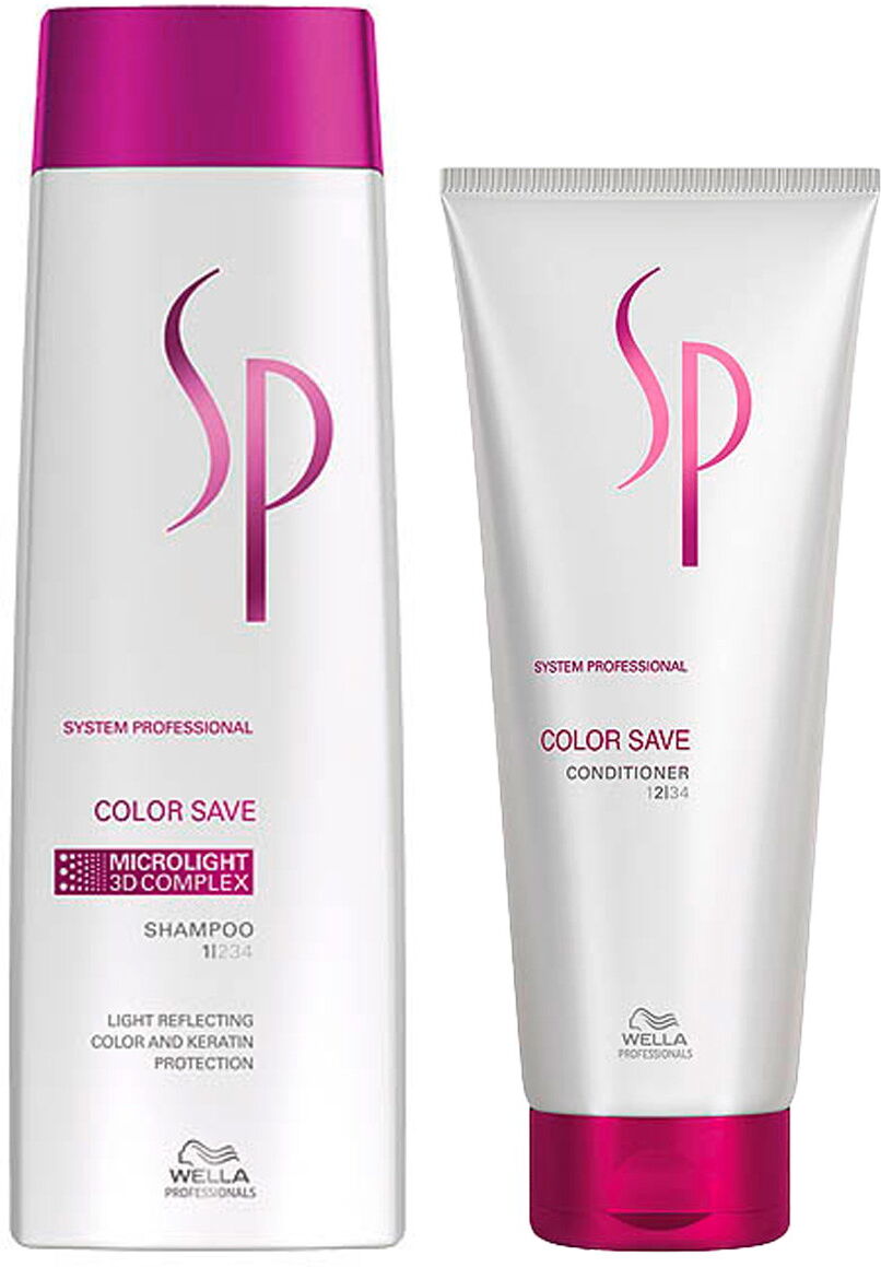 500ml Wella SP Color Save Shampoo + Conditioner Set (Shampoo 250ml + Conditioner 250ml)