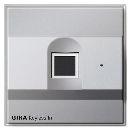 Gira Keyless In Fingerprint-Leseeinheit TX 44 F Alu (Fingerabdruck) (261765)