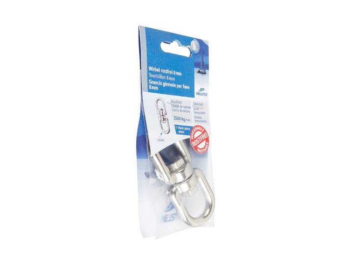 Meister + Co Wirbel Inox 8 × 3.5 × 0.05 cm