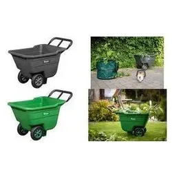 Bradas, Schubkarre, Gartenschubkarre HANDY-GO, 90 Liter, anthrazit belastbar: bis 150 kg, Schale aus Kunststoff mit Sta