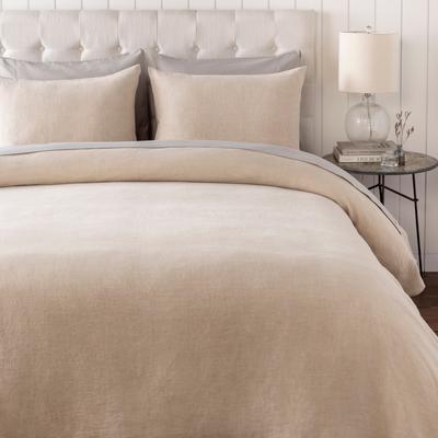 Livabliss Suzzy Solid Linen Duvet Cover Set
