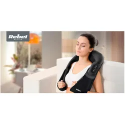 Rebel, Massagegerät, Nacken- Rücken- und Nackenmassagegerät Shiatsu ACTIVE
