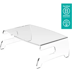 Dataflex Notebook- / LCD-Monitorständer - klar (Diverse), TV Zubehör, Transparent