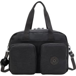 kipling Reisetasche Defea XL, Black Noir, schwarz, 44 cm, mit 5 Außenfächern, aus Polyamid, 28 Liter