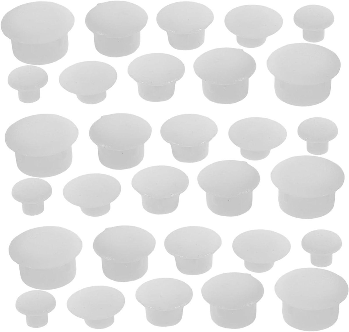 Schroefdopjes Afdekkapjes Wit 150 stuks