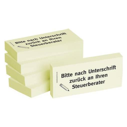 Bizstix Notiz 'Steuerberater' 75x35mm (35 x 75 mm) (1301010112)