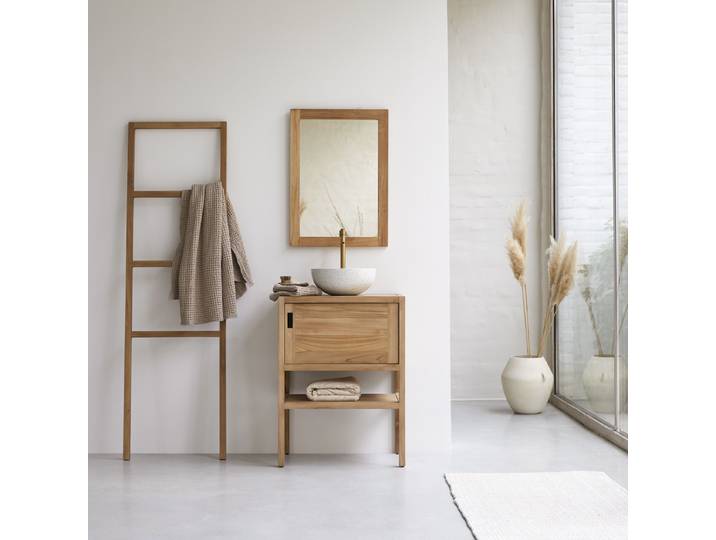 Waschtisch-Unterschrank aus massivem Teak 60 cm Arty - Natur - Teak