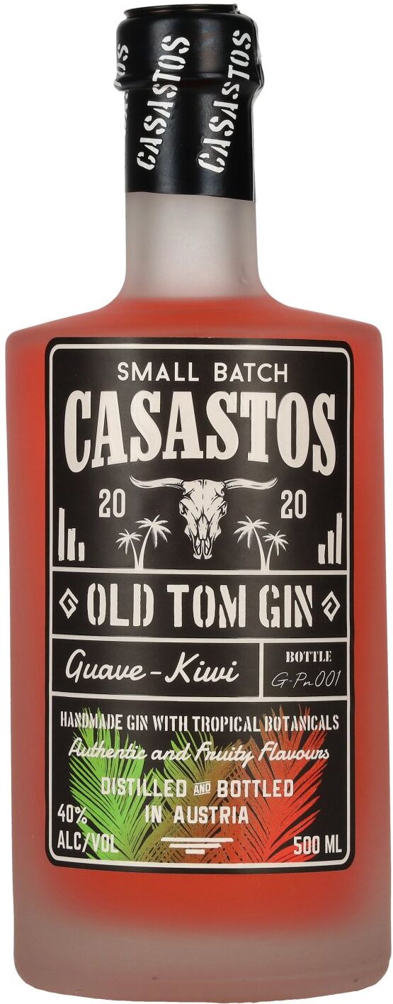 CASASTOS Old Tom Gin Small Batch Guave-Kiwi 40% Vol. 0,5l