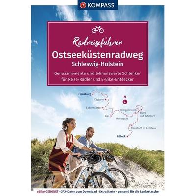 KOMPASS Radreiseführer Ostseeküstenradweg Schleswig Holstein, Gebundene Ausgabe von Maria Strobl, KOMPASS Freytag & Berndt, 978-3-99121-319-2