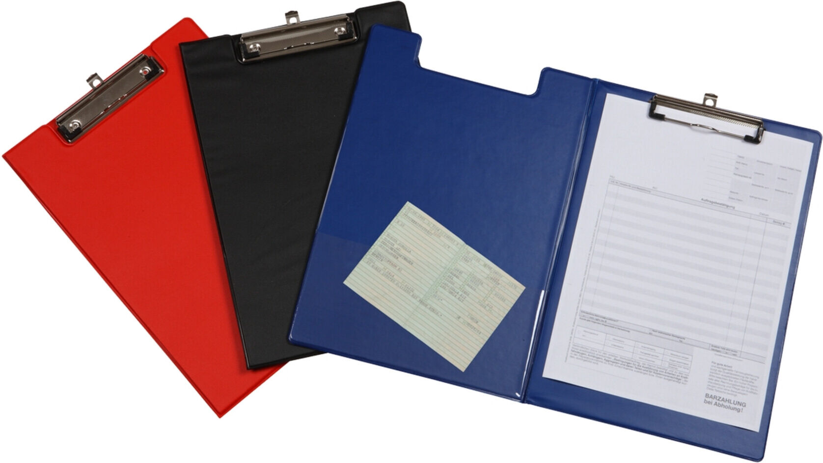 Eichner PVC-Klemm-Mappe A4 blau, unbedruckt (9015-00472)