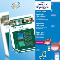 AVERY 1198 Superior Colour DIN A4 Laserpapier, 120