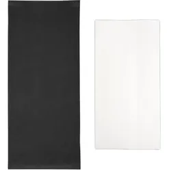 MONOUSO - Bestecktaschen mit Servietten Schwarz 11x25cm (800 Stück)